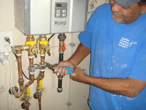 Our Glendora Plumbers Install Tankless Water Heaters 